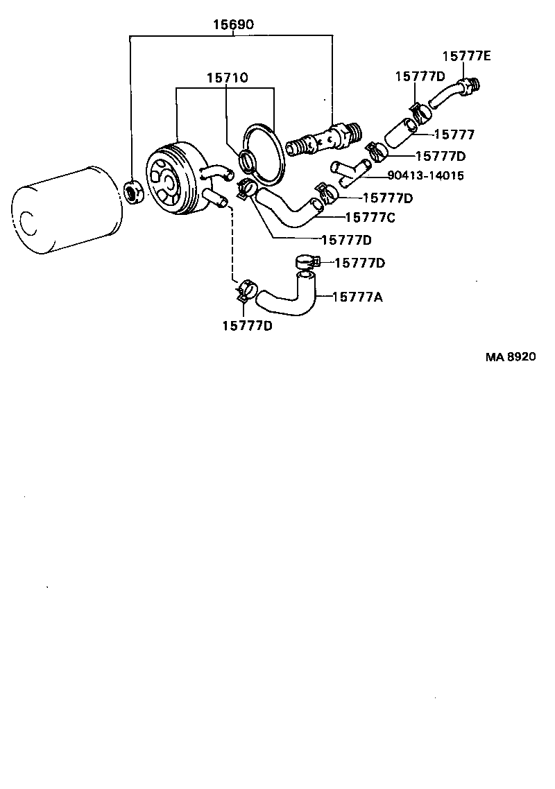  STARLET |  ENGINE OIL COOLER