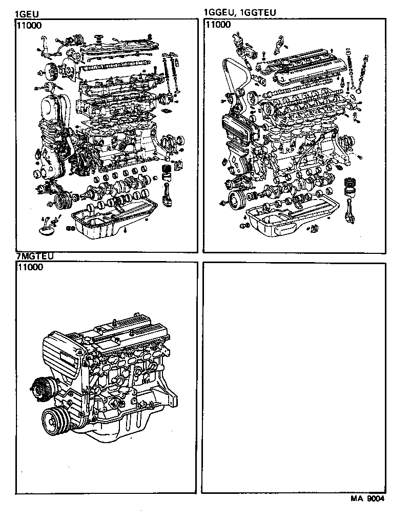  SUPRA |  PARTIAL ENGINE ASSEMBLY