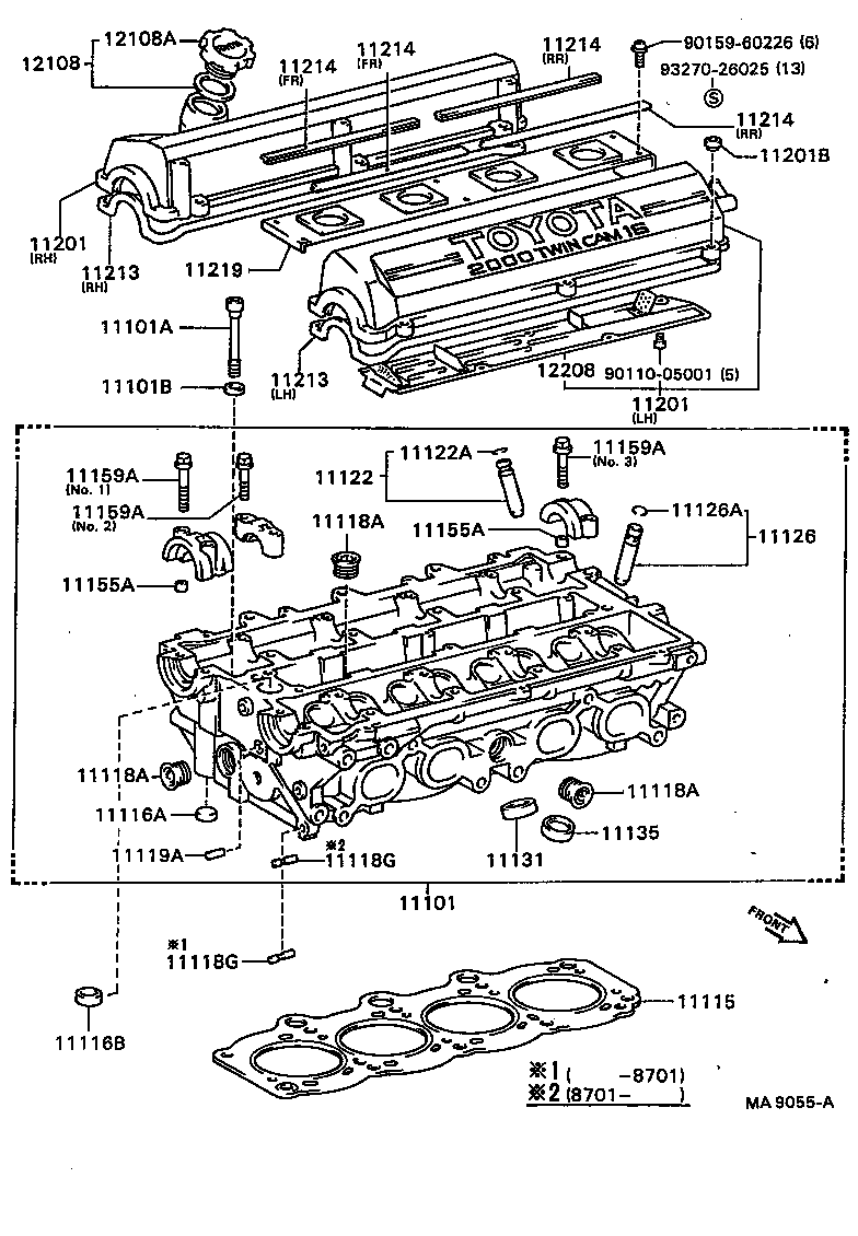  CAMRY VISTA |  CYLINDER HEAD