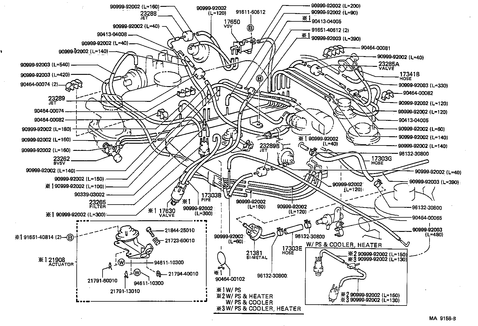  LITEACE VAN WAGON |  VACUUM PIPING