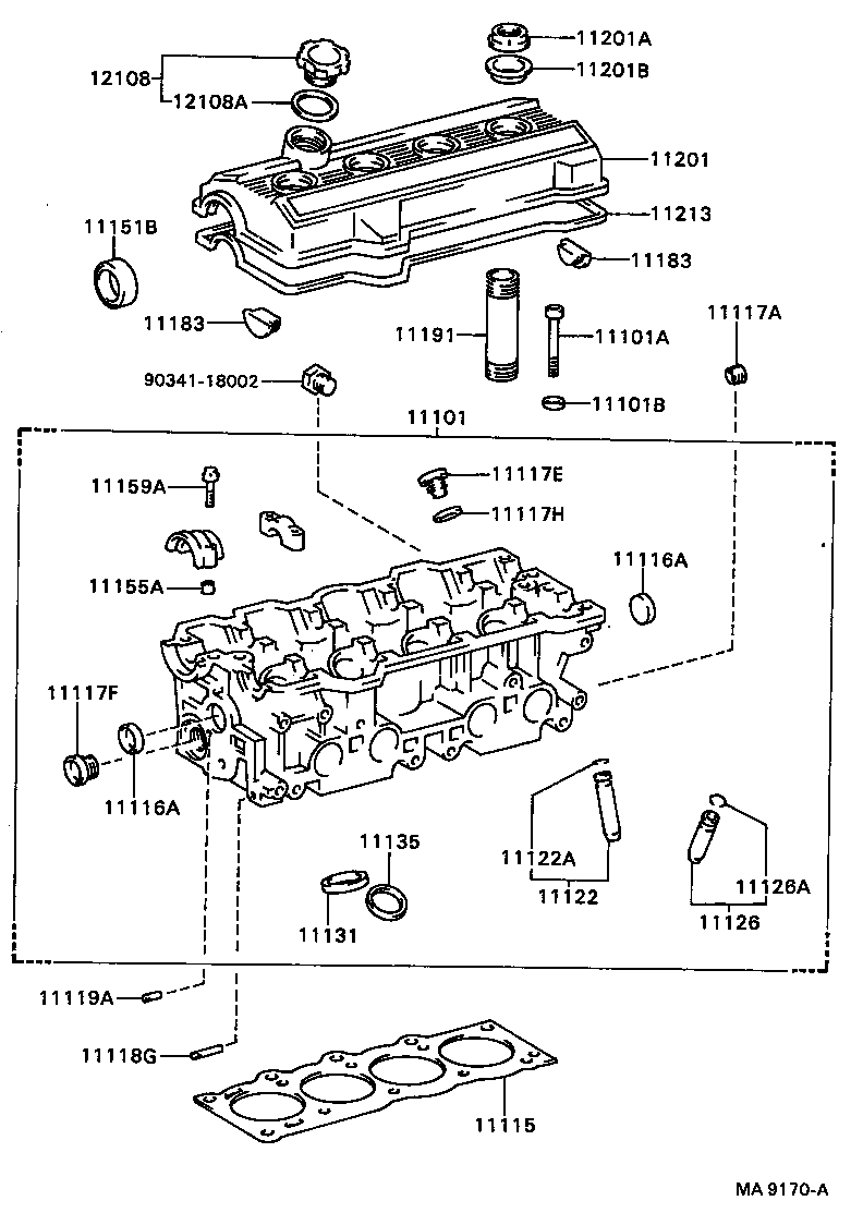  CAMRY VISTA |  CYLINDER HEAD