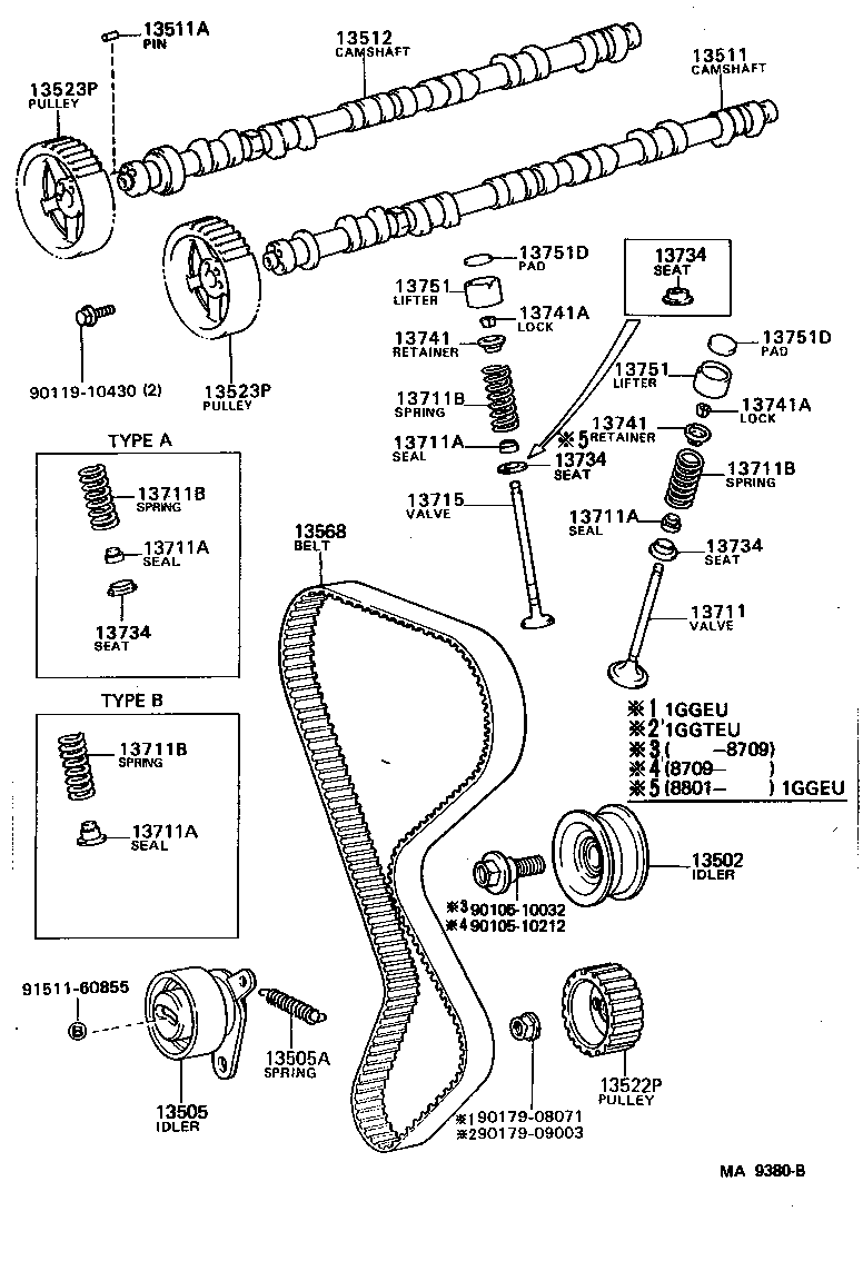  SUPRA |  CAMSHAFT VALVE