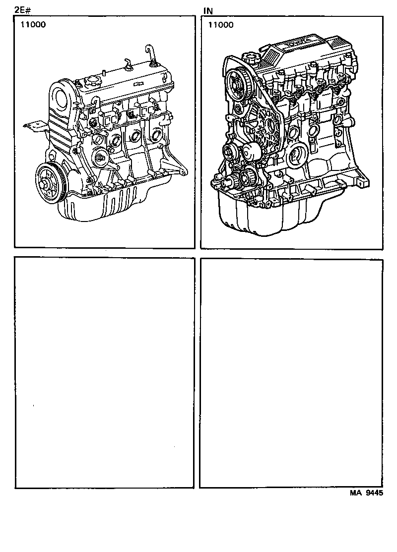  STARLET |  PARTIAL ENGINE ASSEMBLY