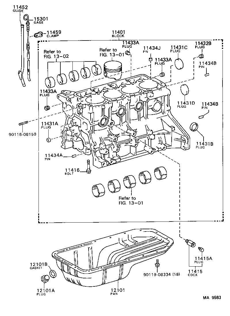  LITEACE VAN WAGON |  CYLINDER BLOCK