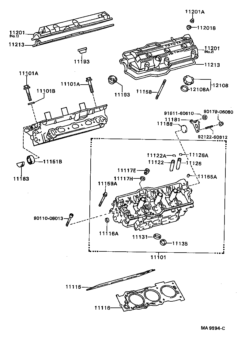  CAMRY VISTA |  CYLINDER HEAD