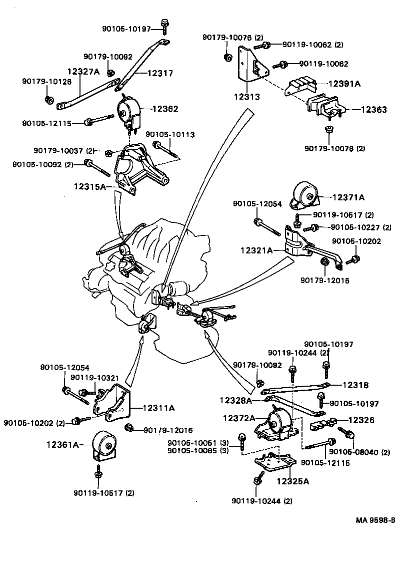  CAMRY VISTA |  MOUNTING