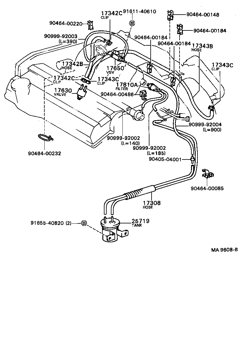  CAMRY VISTA |  VACUUM PIPING