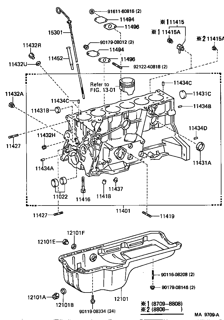  CROWN |  CYLINDER BLOCK