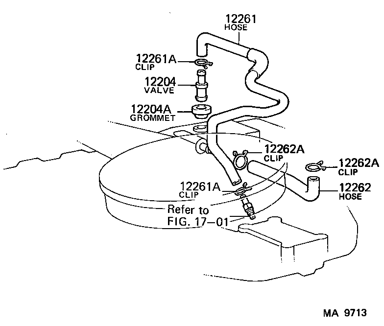  CROWN |  VENTILATION HOSE