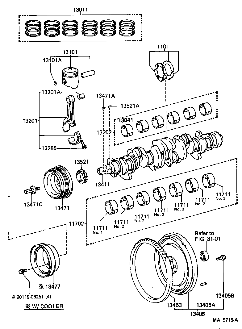  CROWN |  CRANKSHAFT PISTON