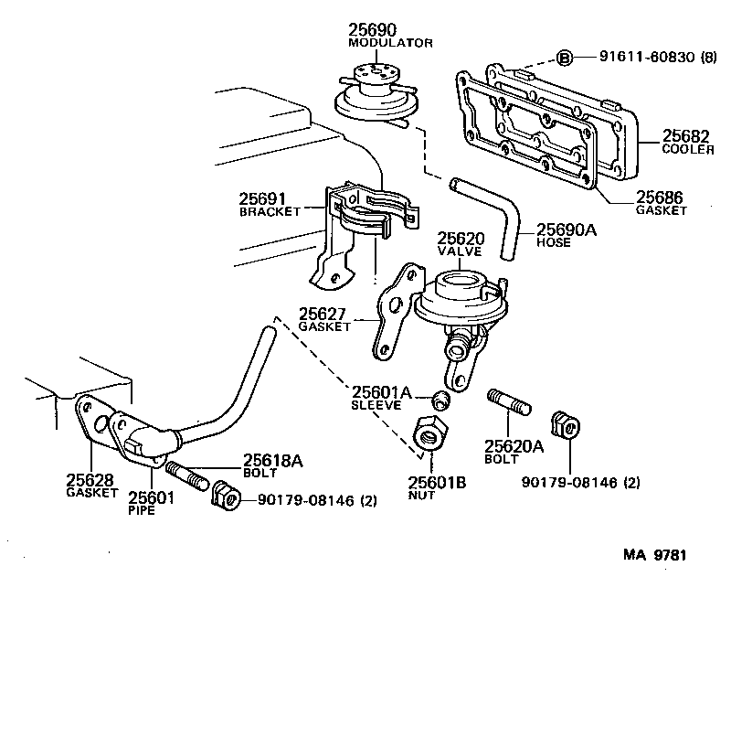  CROWN |  EXHAUST GAS RECIRCULATION SYSTEM