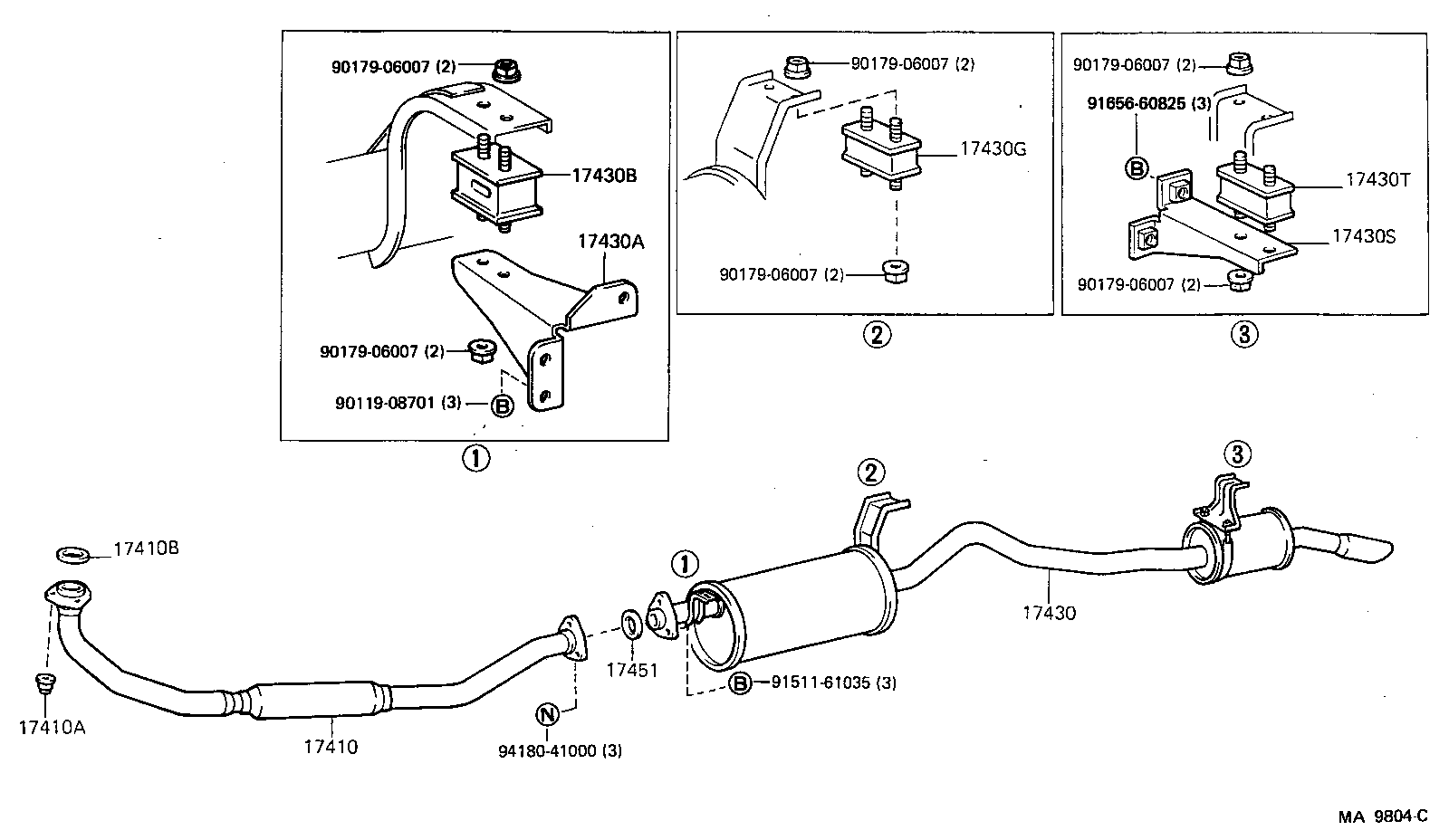  LAND CRUISER VAN |  EXHAUST PIPE