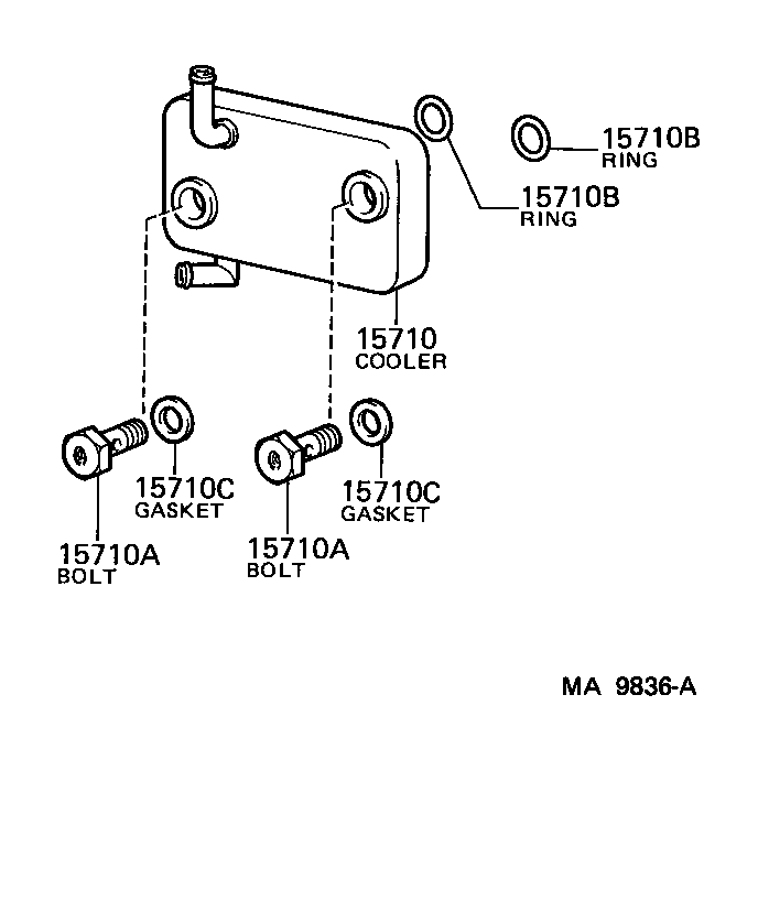  LAND CRUISER VAN |  ENGINE OIL COOLER