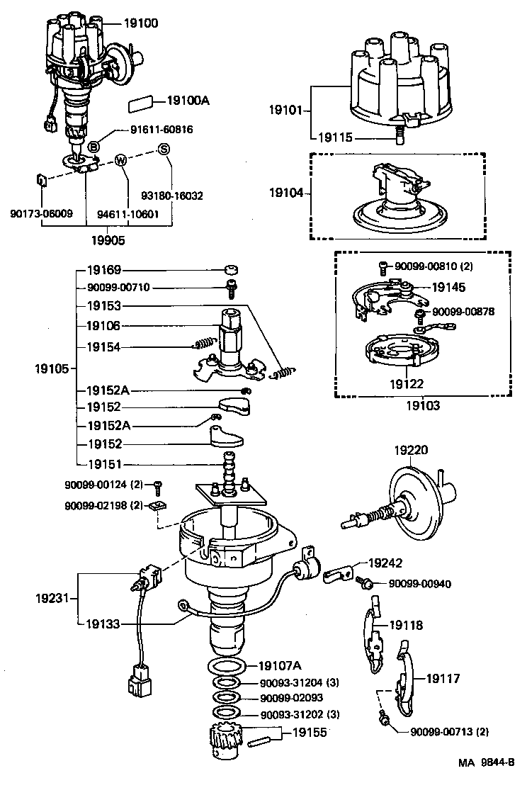  LAND CRUISER VAN |  DISTRIBUTOR