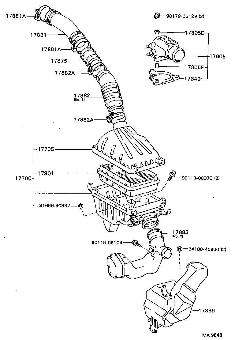  CELICA |  AIR CLEANER
