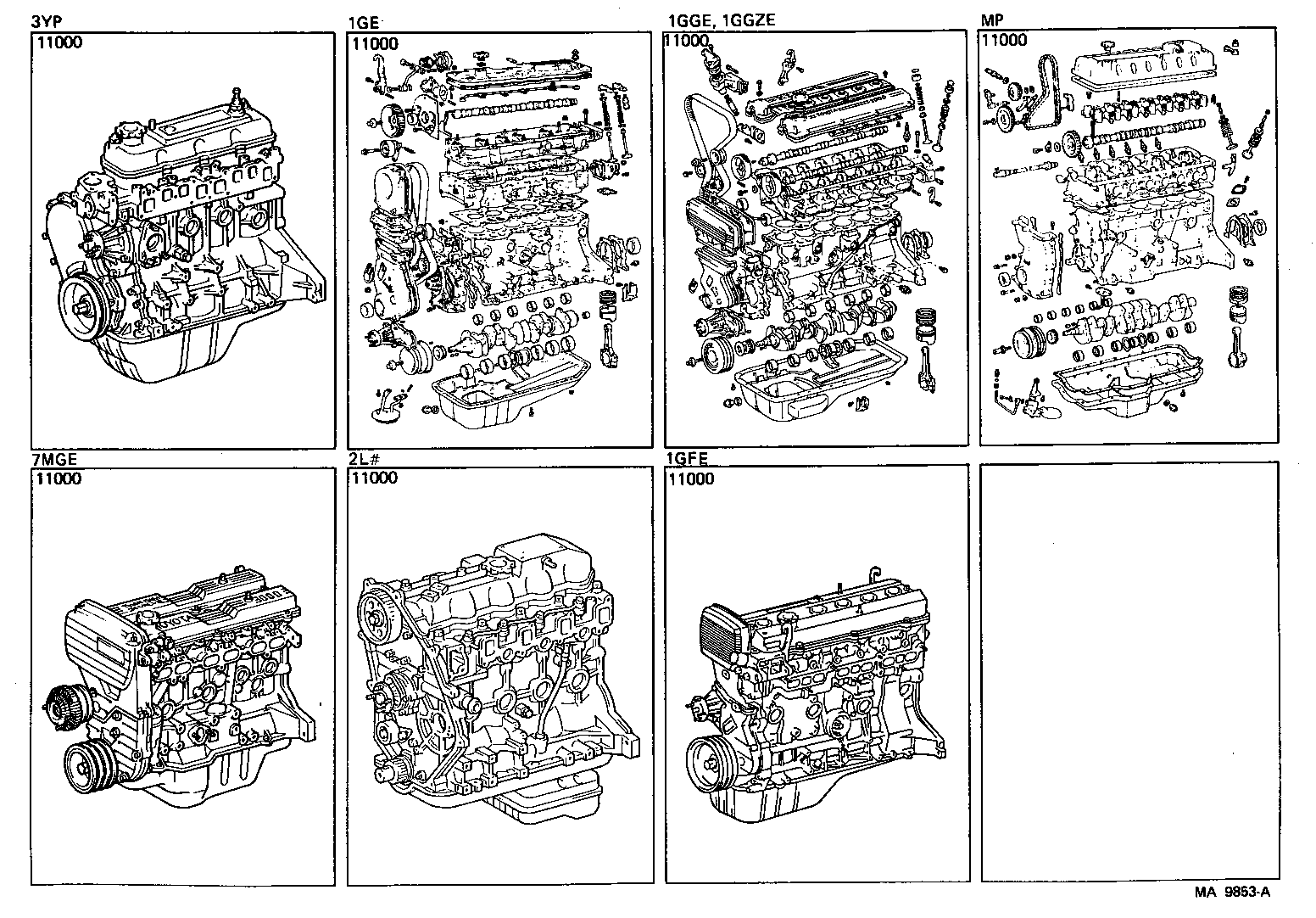  CROWN |  PARTIAL ENGINE ASSEMBLY