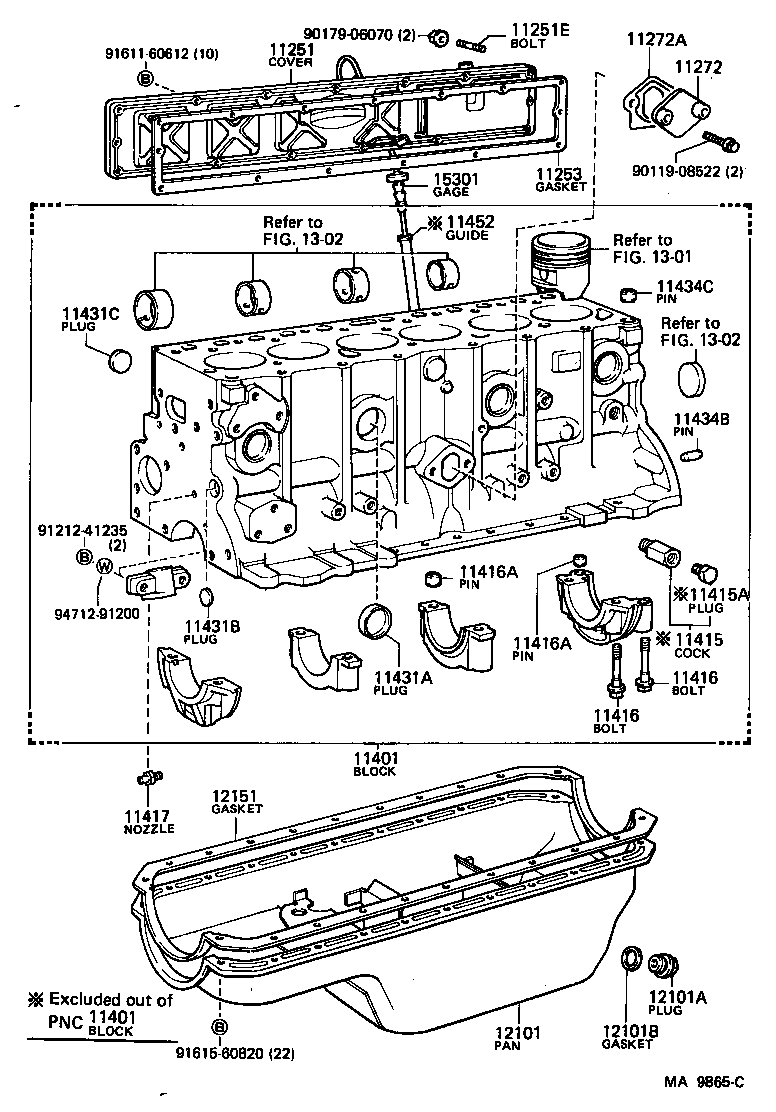  LAND CRUISER VAN |  CYLINDER BLOCK