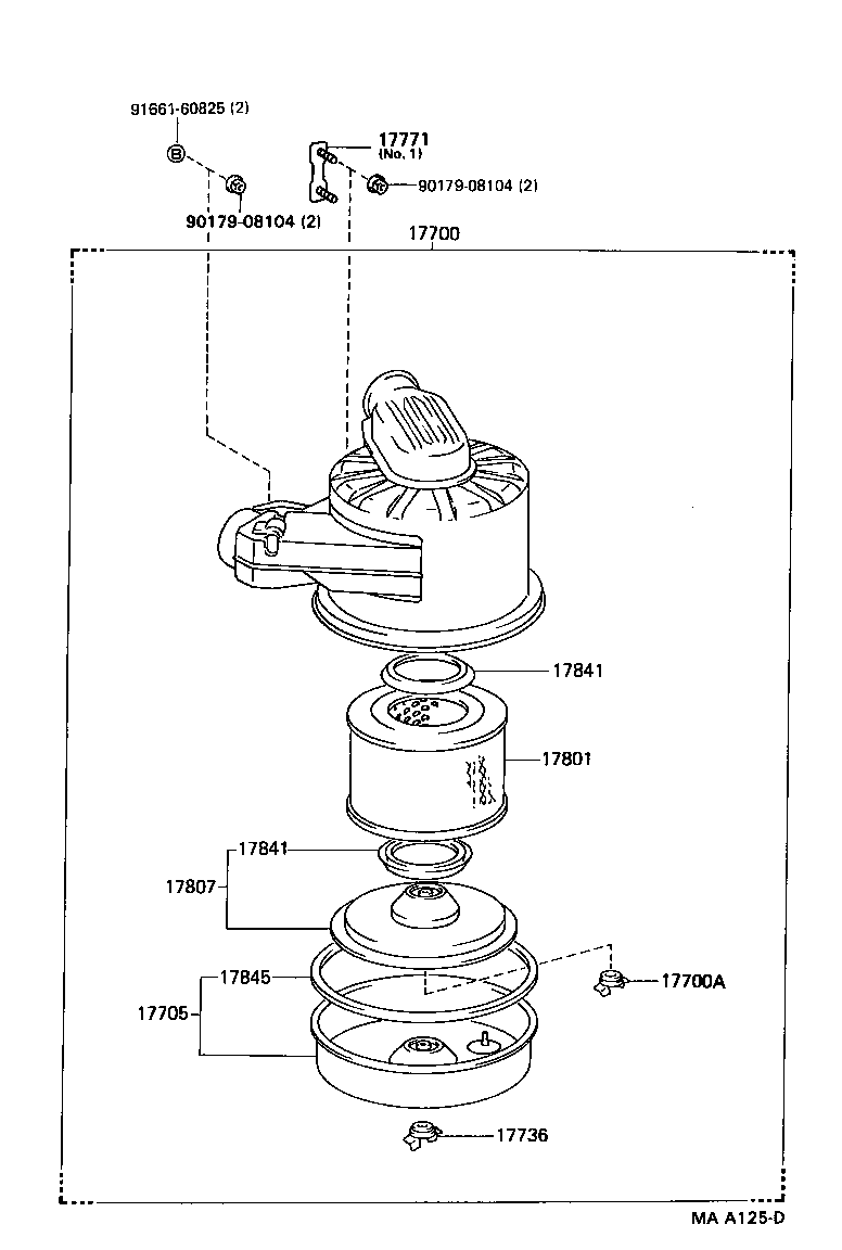  TOYOACE DYNA |  AIR CLEANER