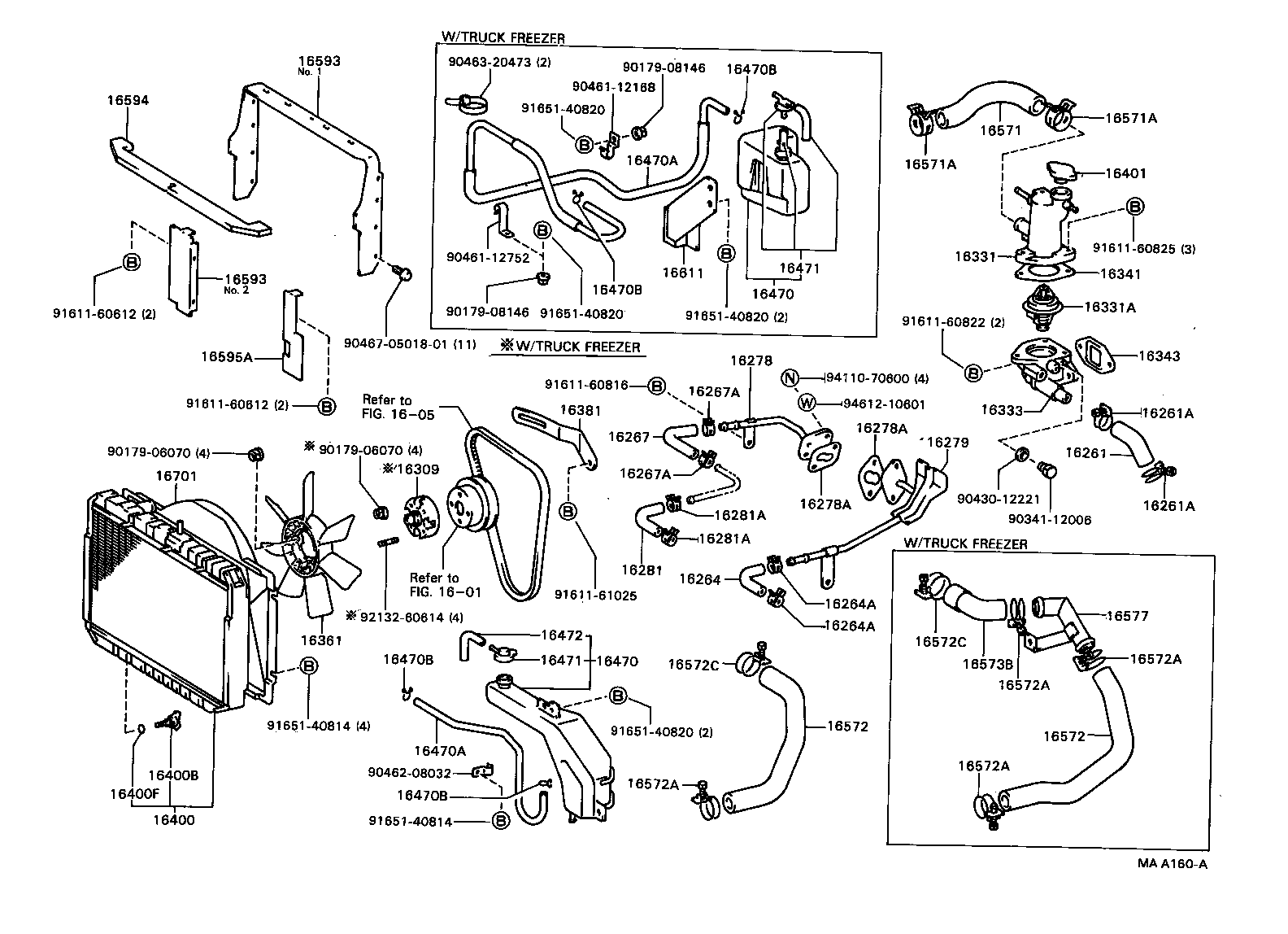  DYNA TOYOACE |  RADIATOR WATER OUTLET