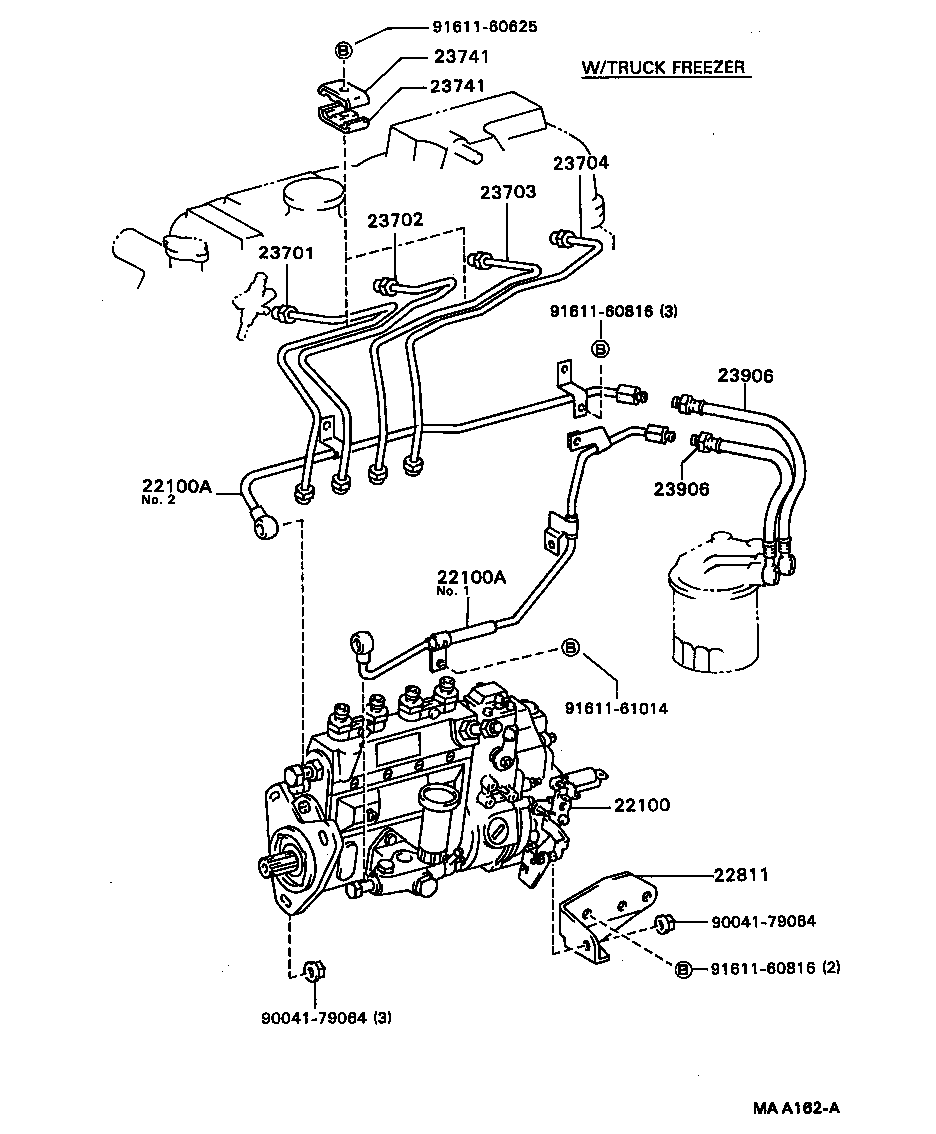  DYNA TOYOACE |  INJECTION PUMP ASSEMBLY