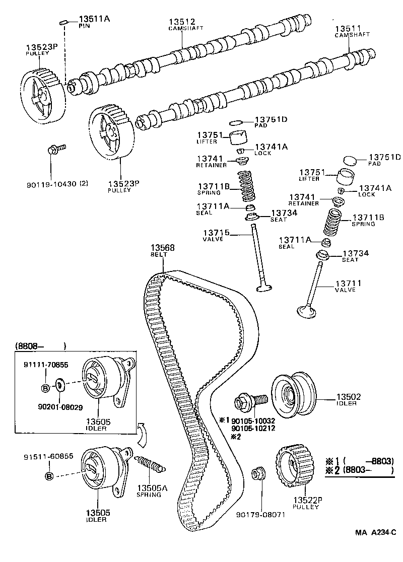  CROWN |  CAMSHAFT VALVE