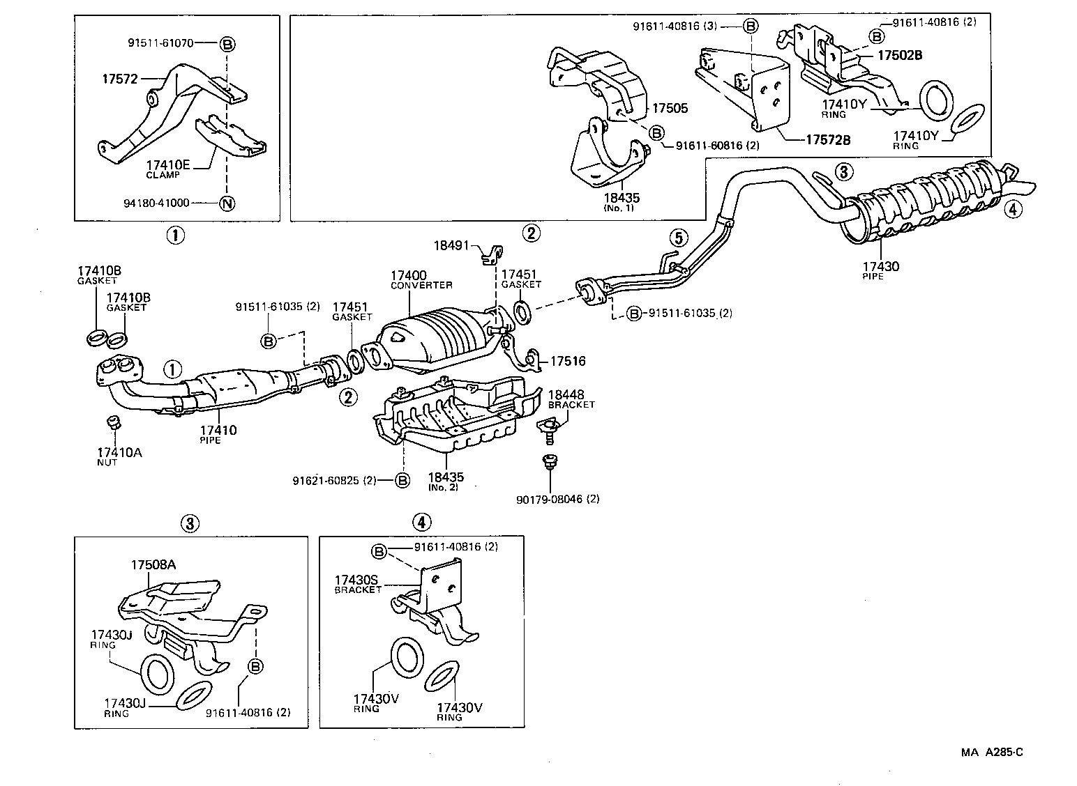  HIACE VAN WAGON |  EXHAUST PIPE
