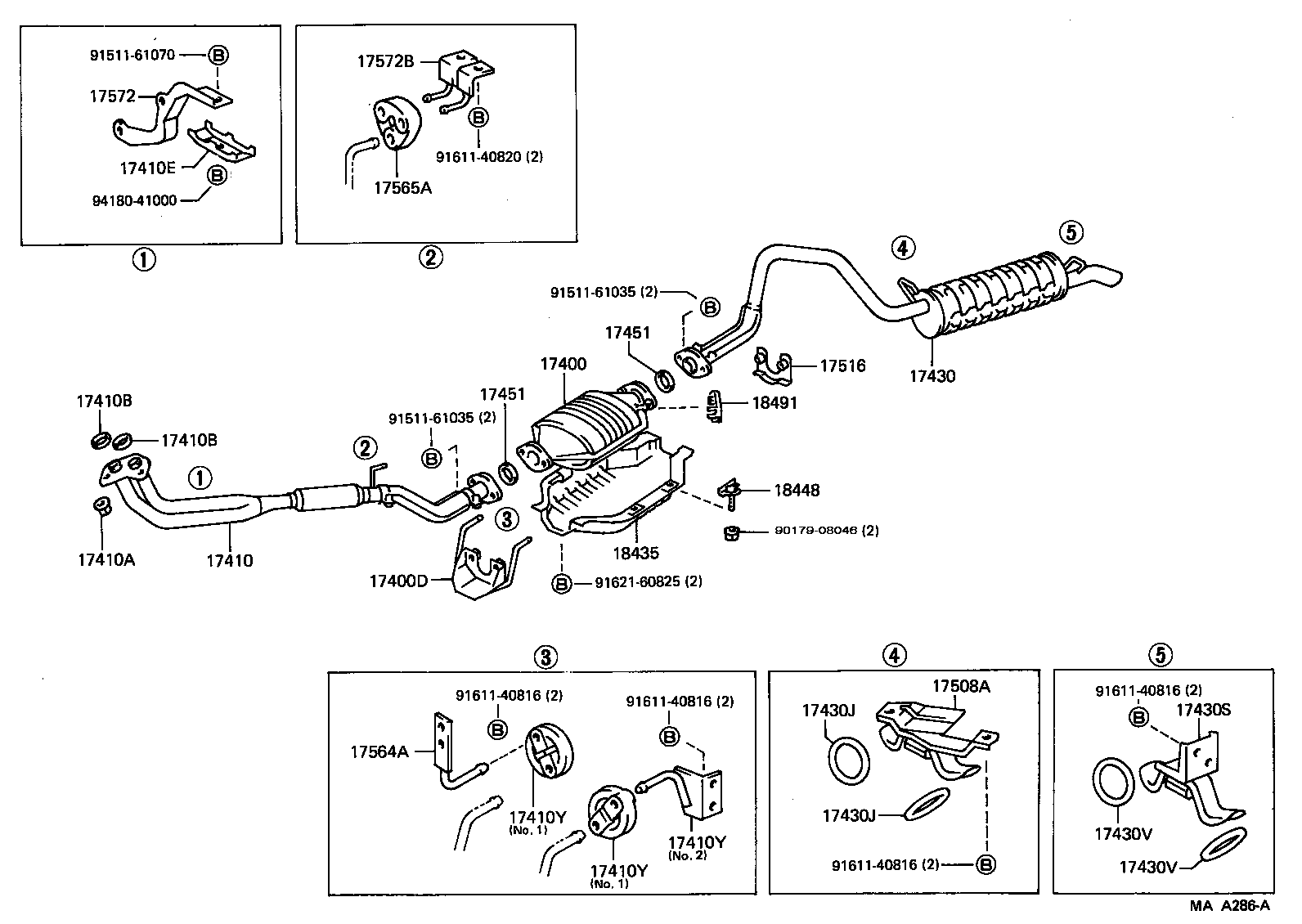  HIACE VAN WAGON |  EXHAUST PIPE