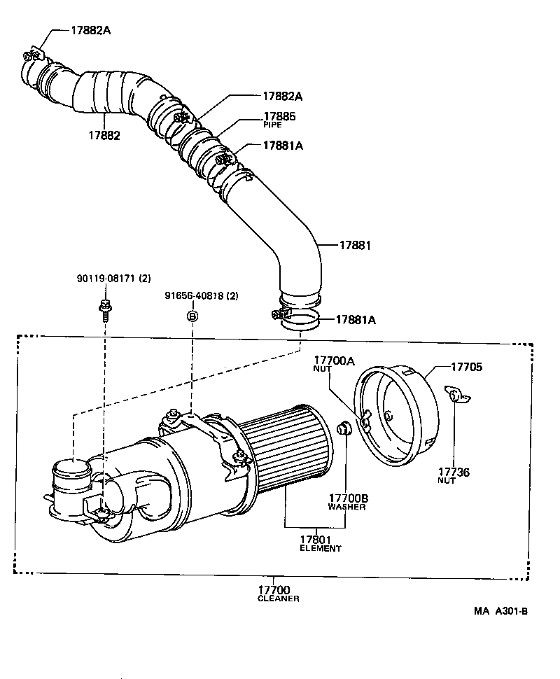  HIACE VAN WAGON |  AIR CLEANER