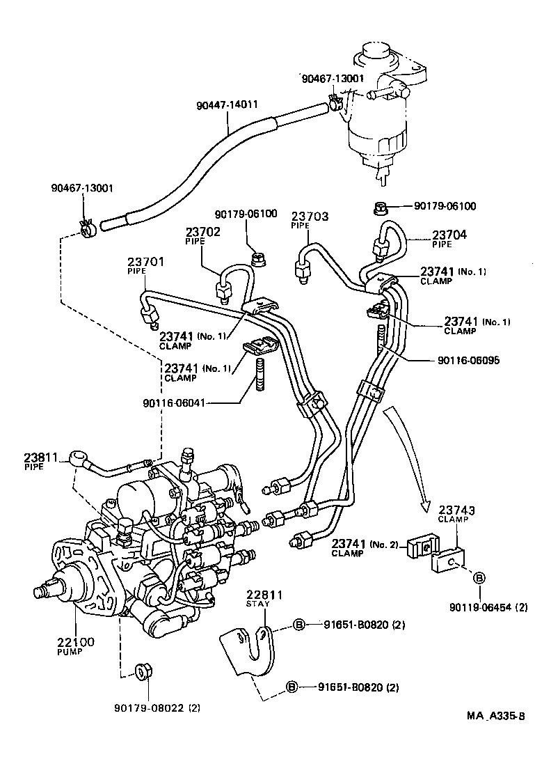  CROWN |  INJECTION PUMP ASSEMBLY