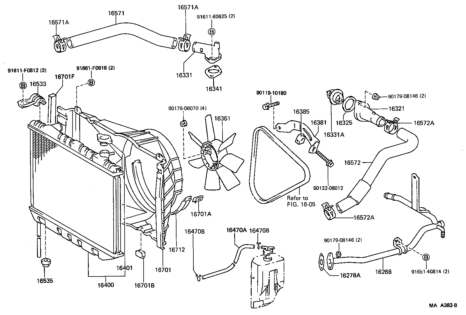  CROWN |  RADIATOR WATER OUTLET
