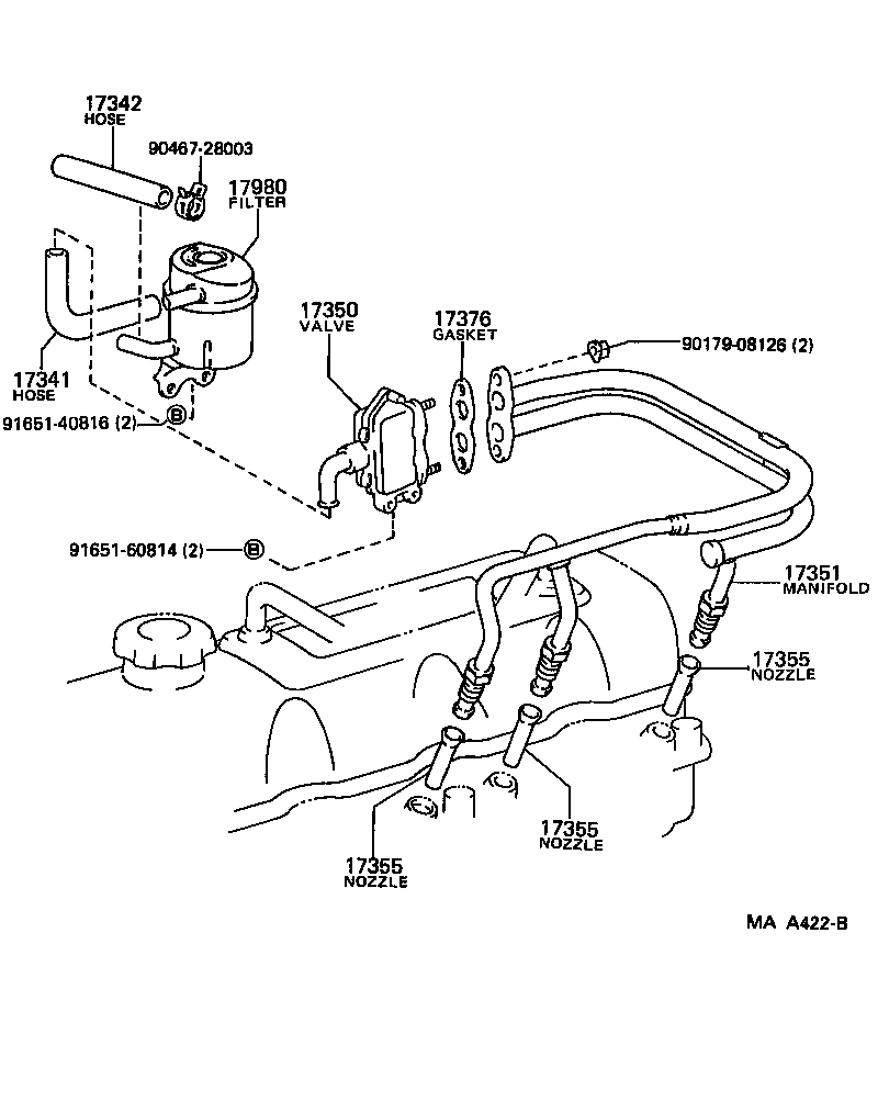  HIACE TRUCK |  MANIFOLD AIR INJECTION SYSTEM