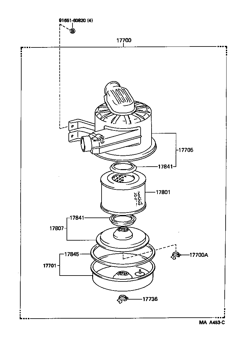  HIACE TRUCK |  AIR CLEANER