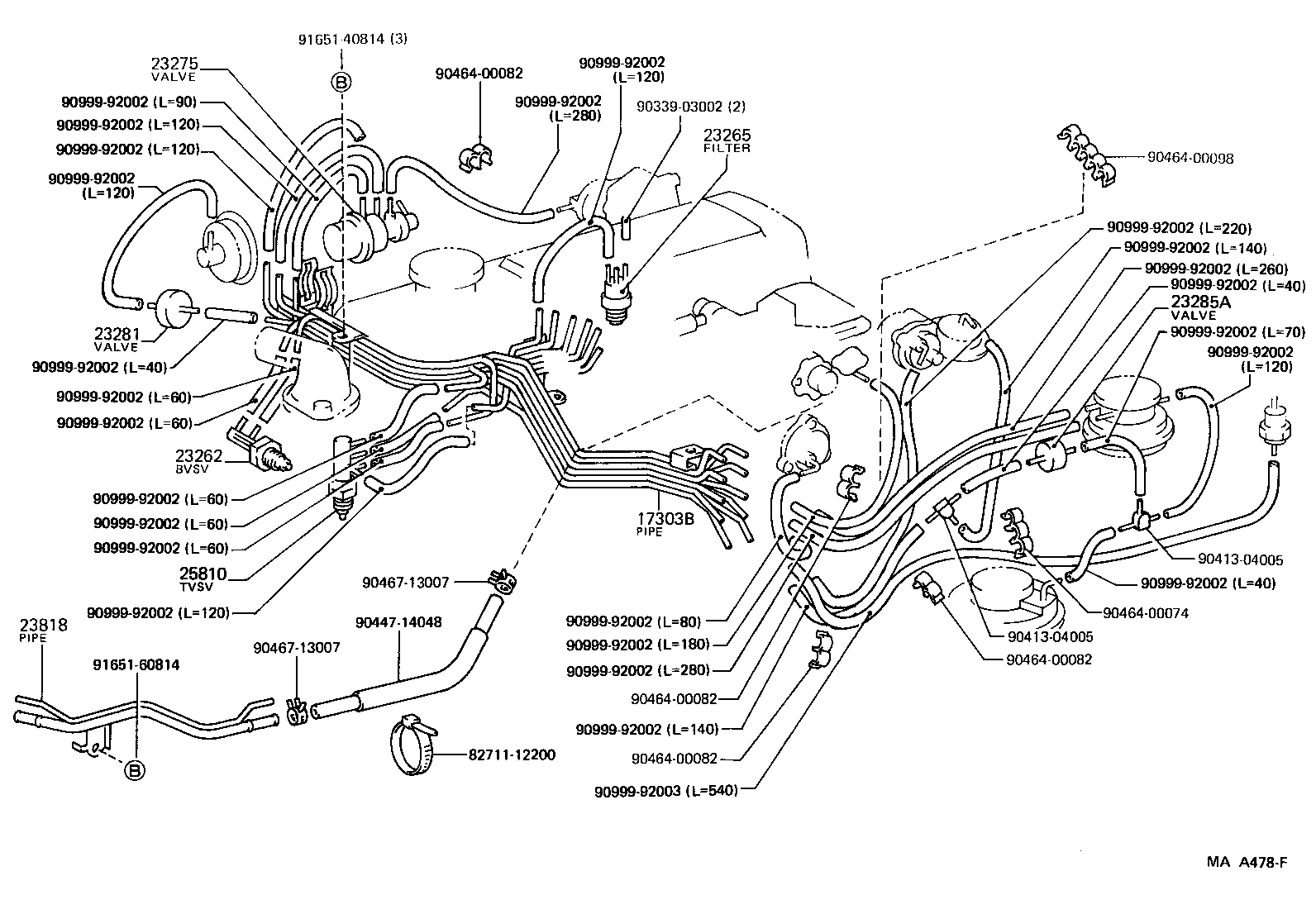  HIACE TRUCK |  VACUUM PIPING