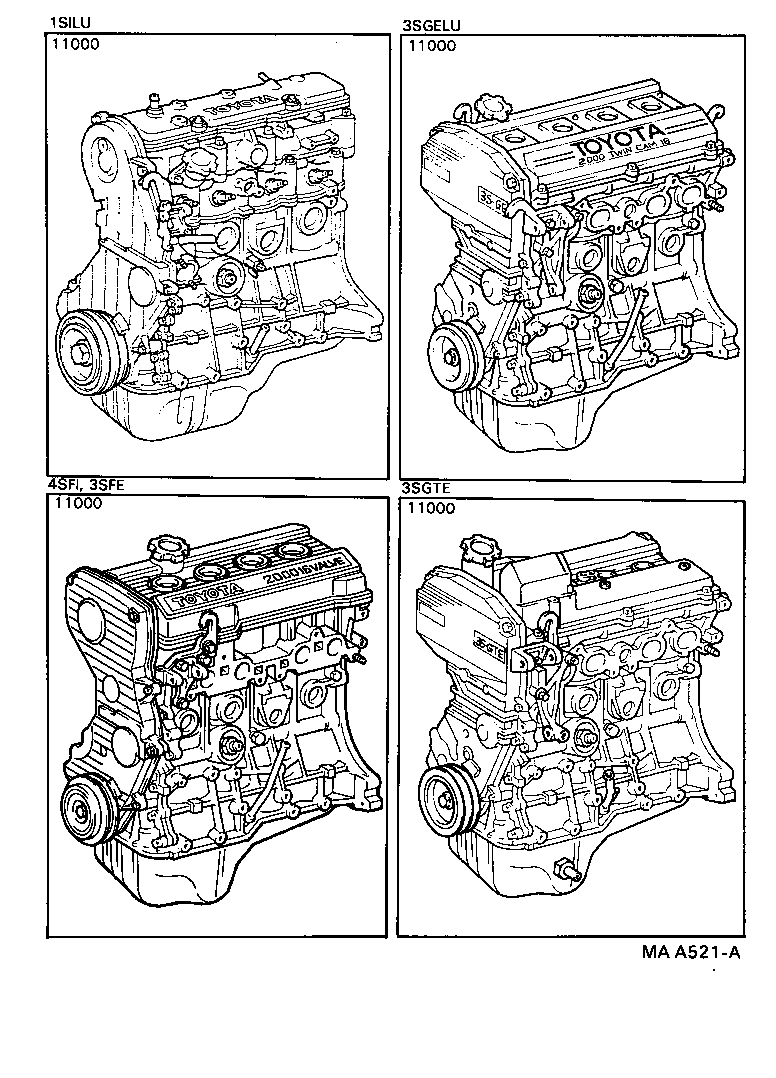  CELICA |  PARTIAL ENGINE ASSEMBLY