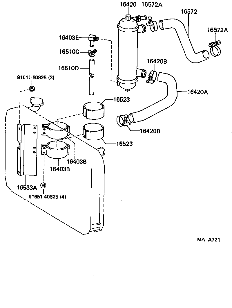  LAND CRUISER VAN |  RADIATOR WATER OUTLET