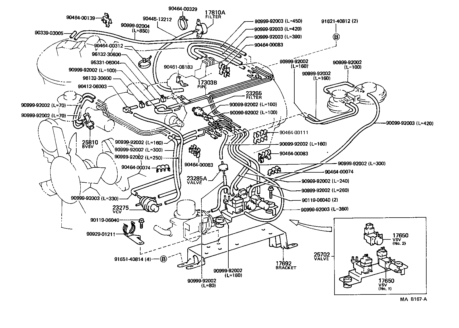  LAND CRUISER VAN |  VACUUM PIPING