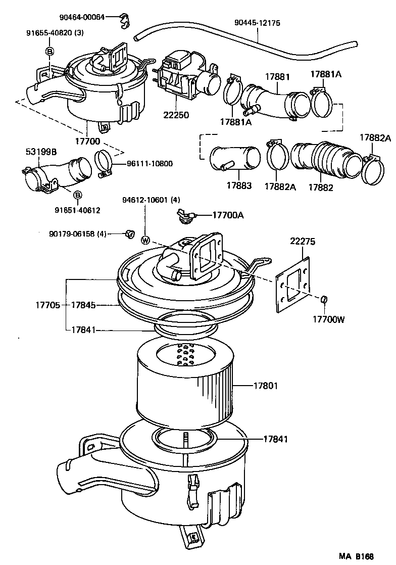  LAND CRUISER VAN |  AIR CLEANER
