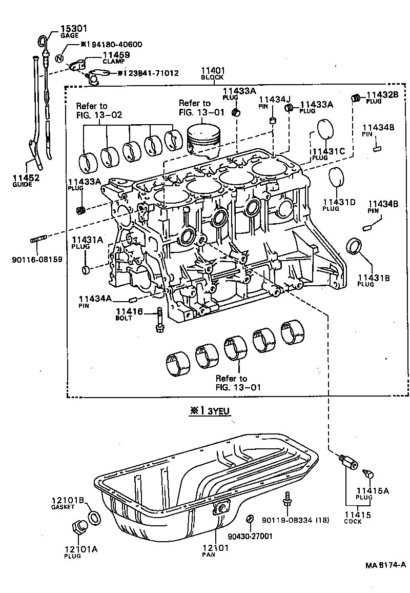  TOWN MASTERACE V WG |  CYLINDER BLOCK