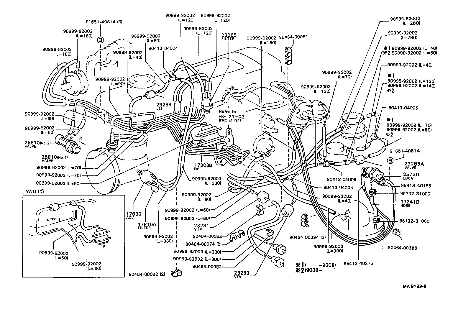  TOWN MASTERACE V WG |  VACUUM PIPING