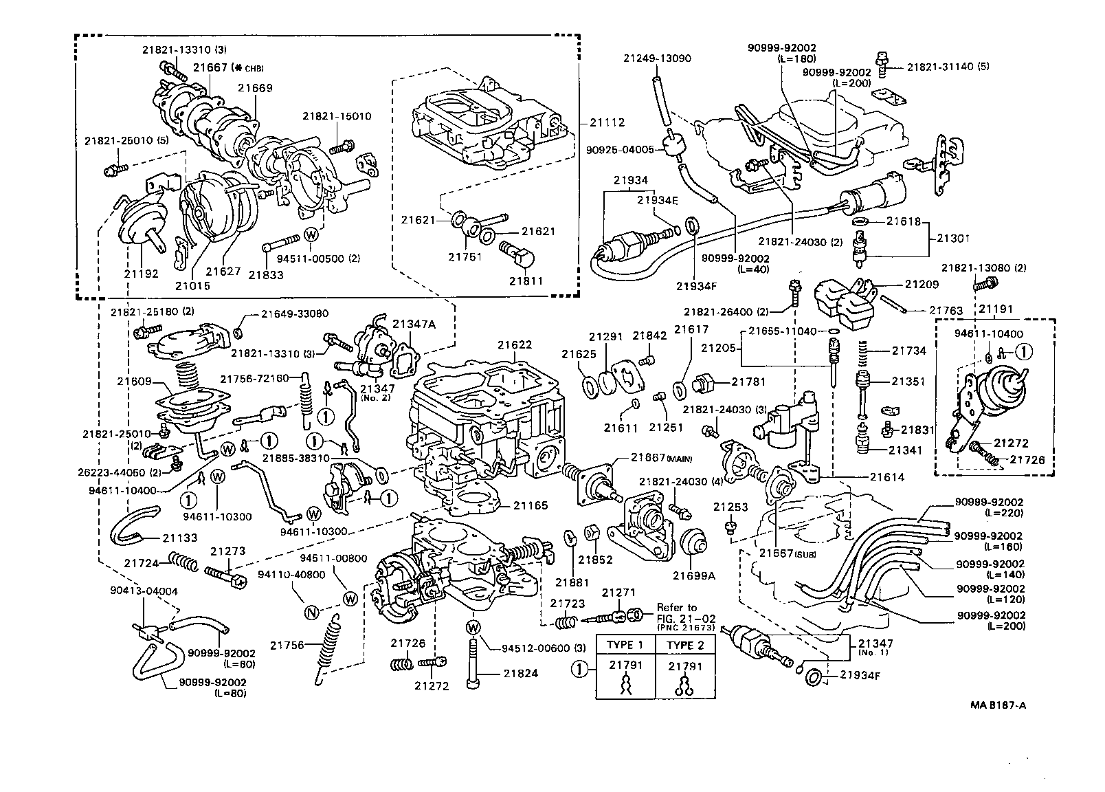  TOWN MASTERACE V WG |  CARBURETOR