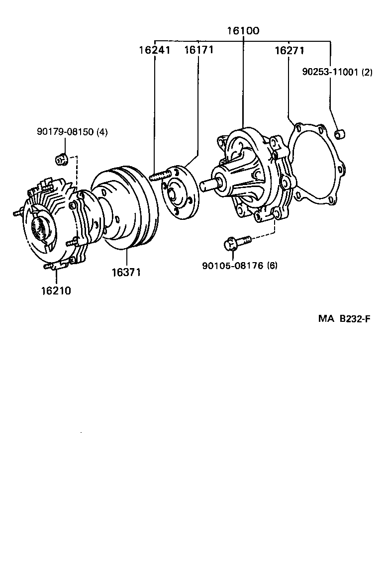  HIACE TRUCK |  WATER PUMP