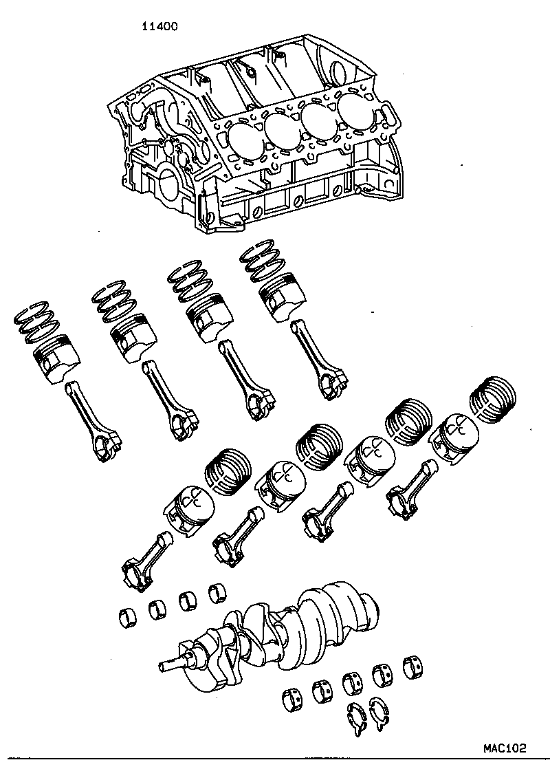  CELSIOR |  SHORT BLOCK ASSEMBLY