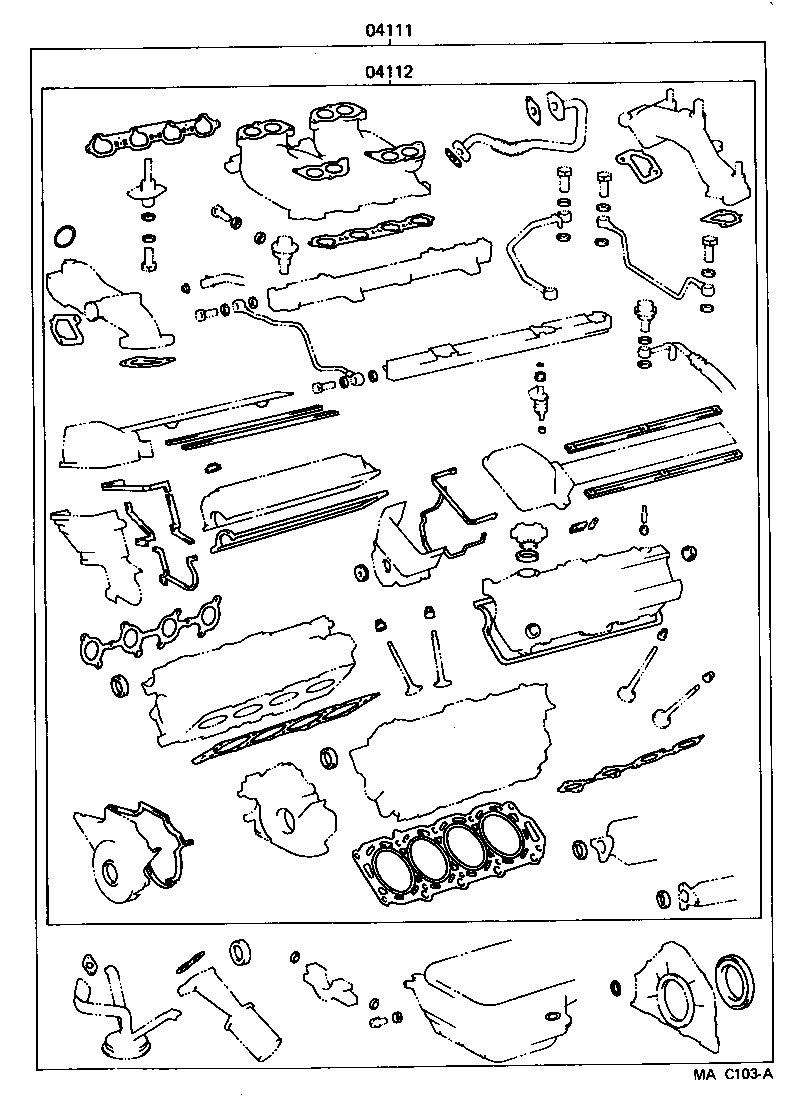  CELSIOR |  ENGINE OVERHAUL GASKET KIT