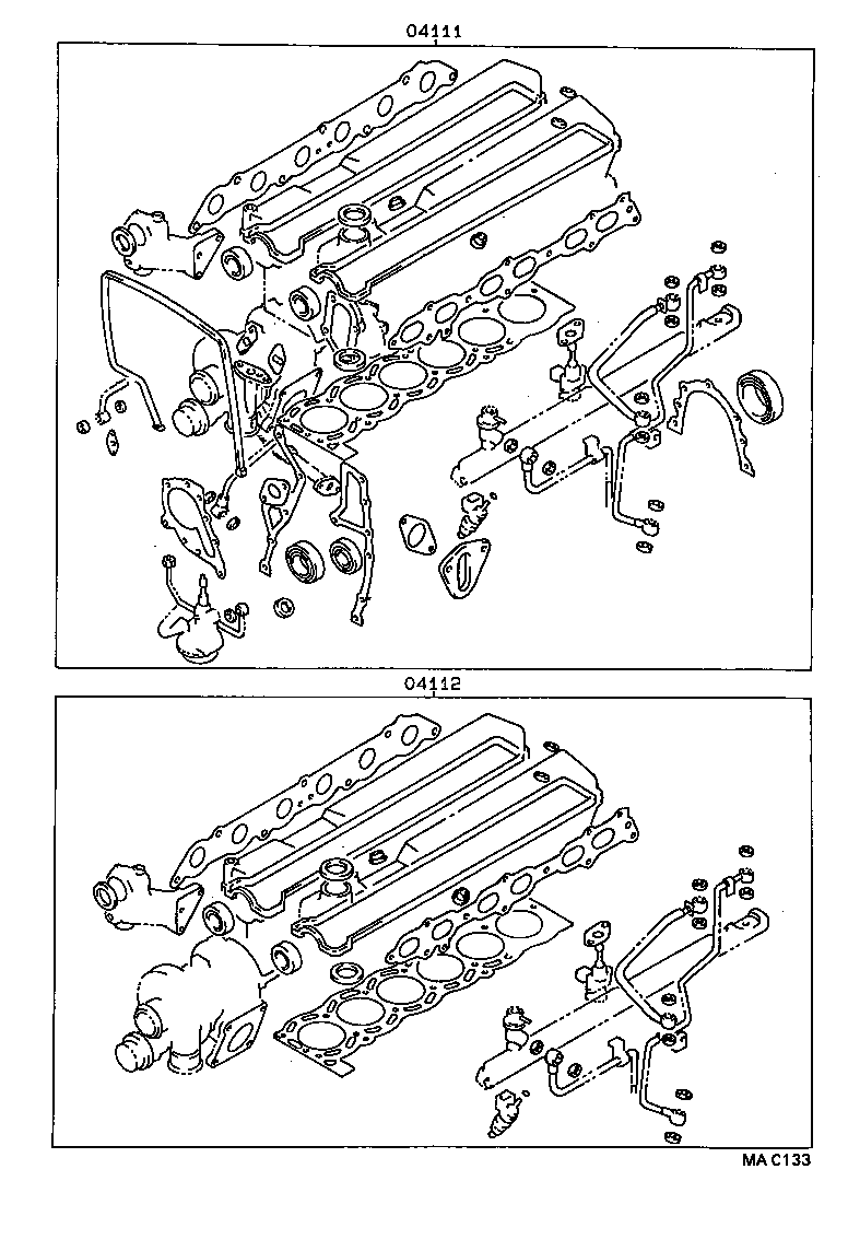  SOARER |  ENGINE OVERHAUL GASKET KIT