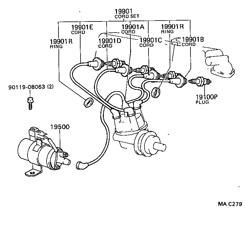  DELIBOY |  IGNITION COIL SPARK PLUG