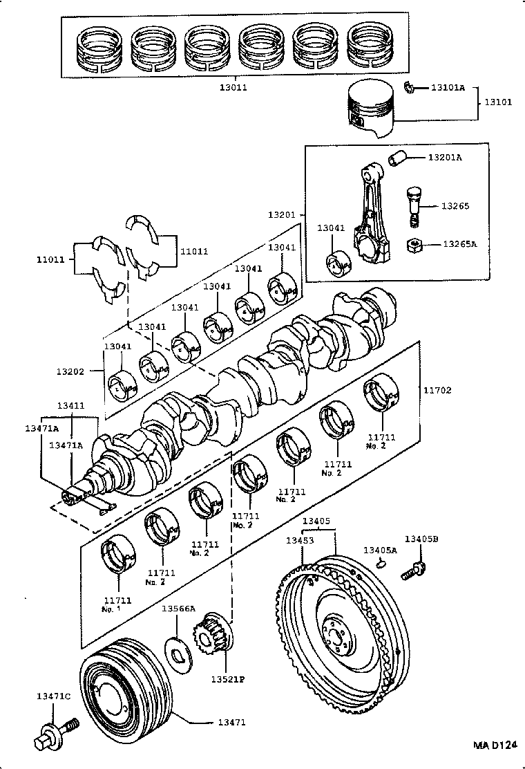  SOARER |  CRANKSHAFT PISTON