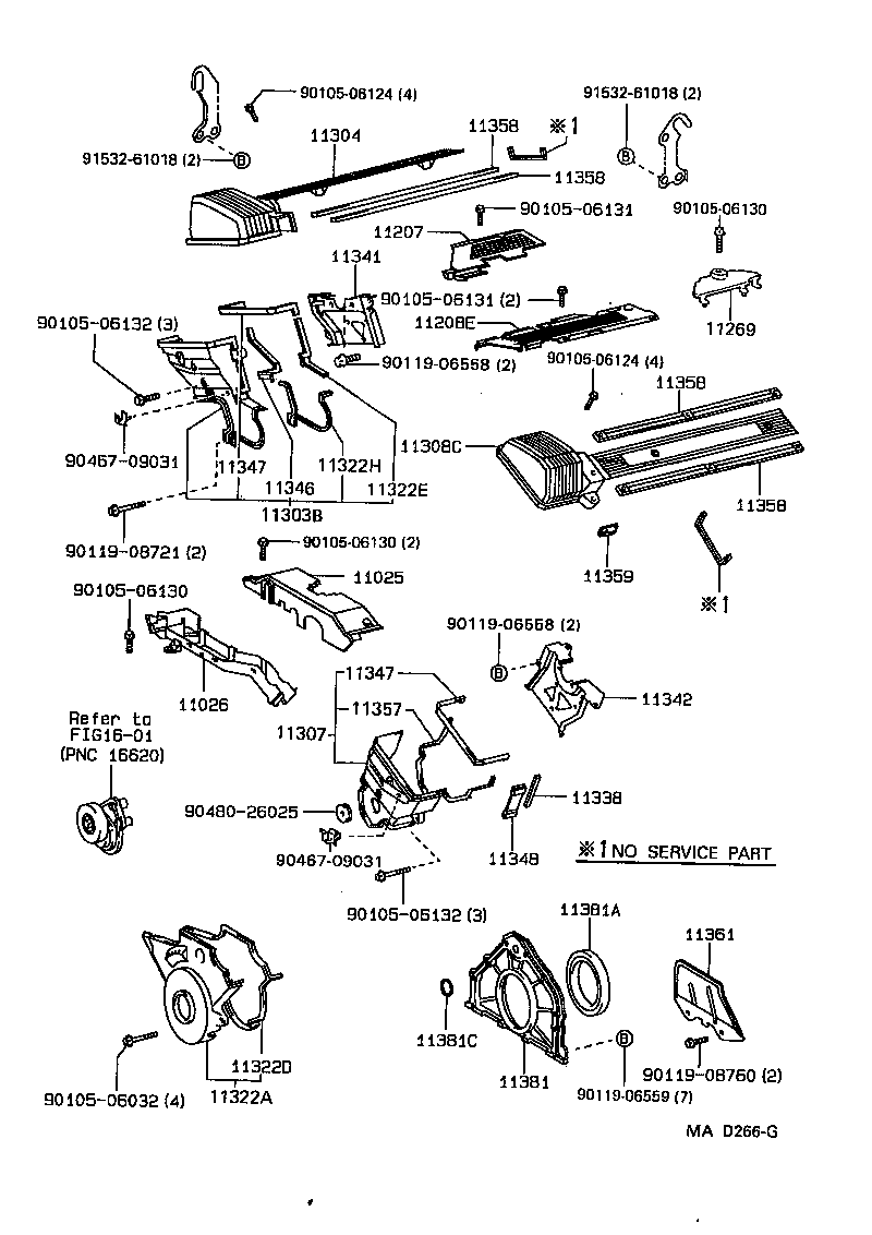  CELSIOR |  TIMING GEAR COVER REAR END PLATE