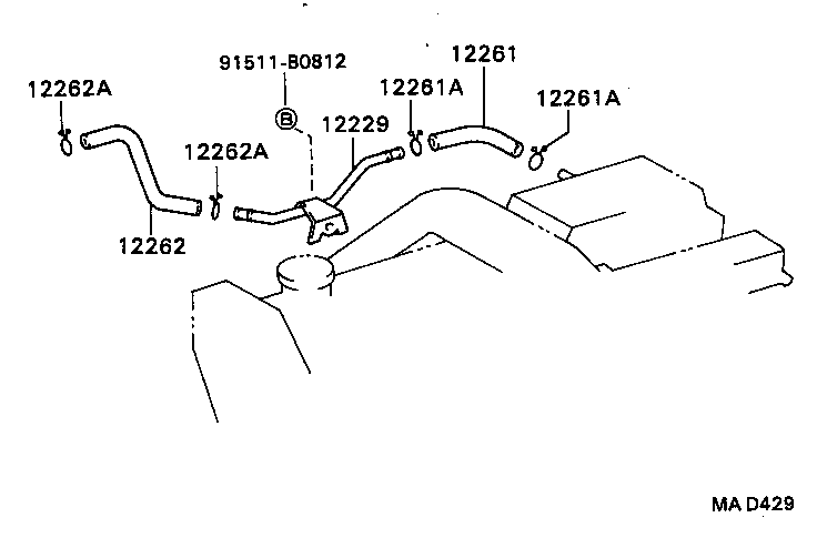  LAND CRUISER VAN |  VENTILATION HOSE