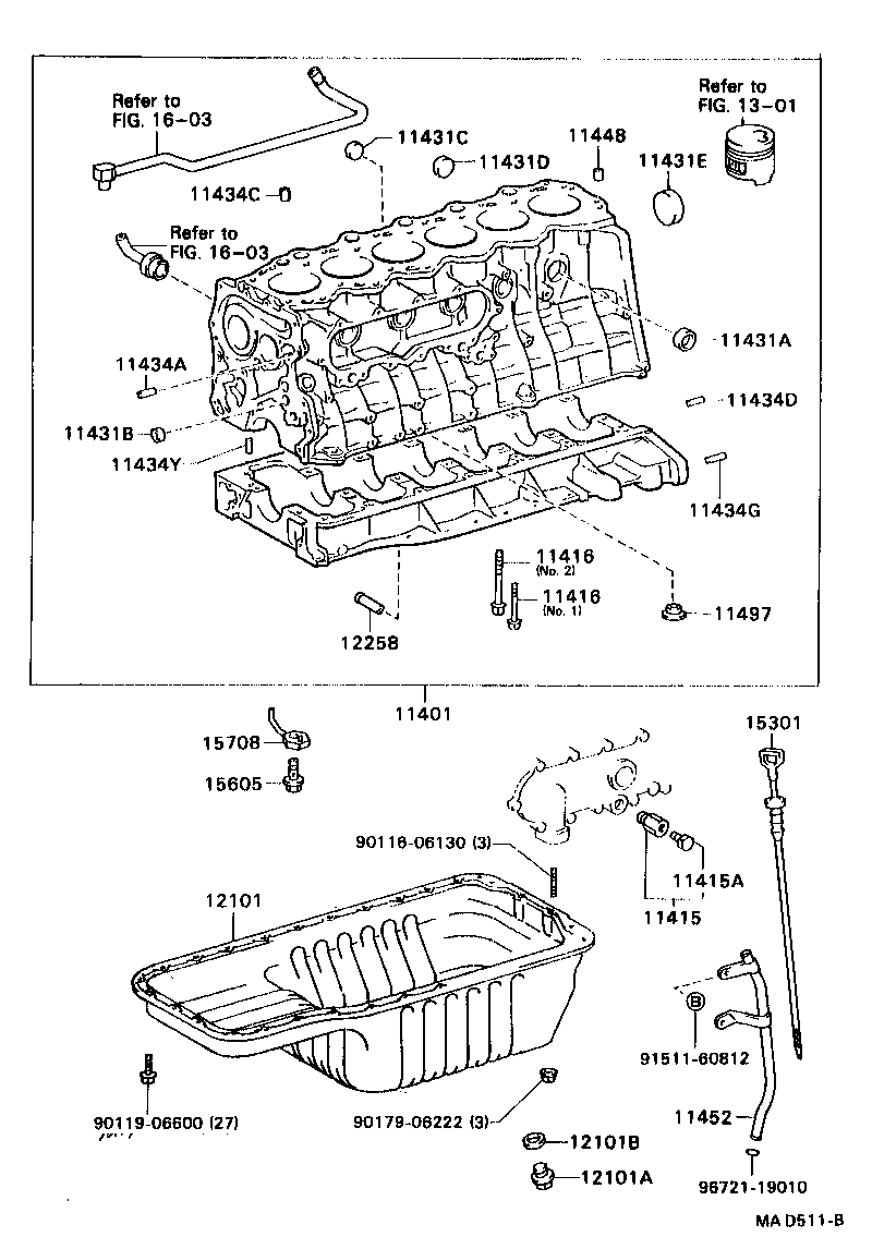  COASTER |  CYLINDER BLOCK