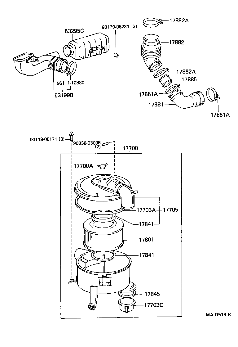  LAND CRUISER VAN |  AIR CLEANER